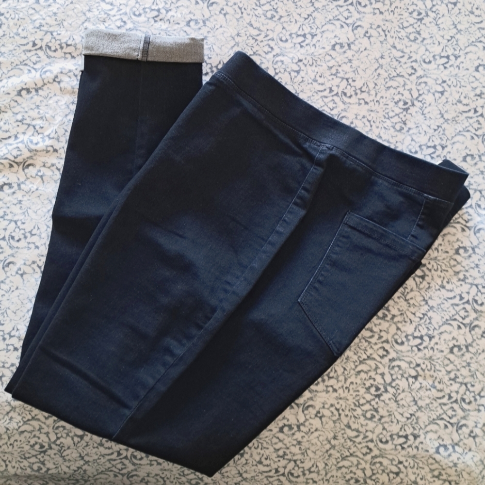 Per Se JEANS womens PULL-ON   size 1X cuffed